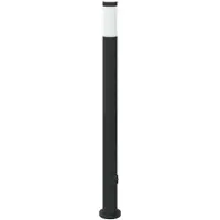 vidaXL Pollerleuchten mit Auslass 3er 110 cm Edelstahl IP44