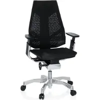 Hjh OFFICE GENIDIA - High End Bürostuhl Schwarz