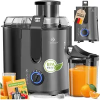 Kesser Entsafter für Obst und Gemüse aus Edelstahl 1100W