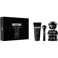 Moschino Toy Boy Eau de Parfum Spray 100 ml + parfümiertes Körpergel 100 ml + Eau de Parfum Spray Miniatur 10 ml Duftset