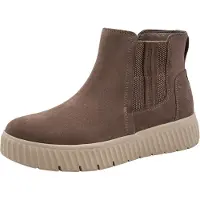 Tamaris Damen Stiefelette Plateau Chalsea und Reißverschluss 8-85405-45, Größe:37 EU, Farbe:Braun