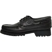 Timberland Mens Boat Shoe alloverblkfg 11 Wide Fit