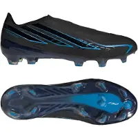 Adidas Fußballschuhe F50 Hyperfast Elite Laceless FG "Core Black / Core Black / Lucid Ray Blue" für Unisex