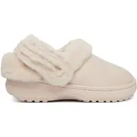 Crocs Pantoletten Classic Unfurgettable Suede Clog 212106 Creme