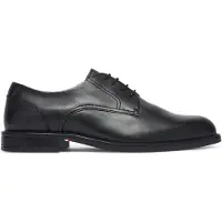 Tommy Hilfiger Schnürschuh "CORPORATE DRESSY LTH SHOE" Abendschuh, Festtagsschuh mit dezenten Ziernähten