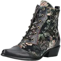 LAURA VITA Stiefelette Stiefelette Leder/Textil