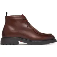 Tommy Hilfiger Schnürschuhe Corporate Casual Lth Moc Chukka FM0FM05987 Braun 46