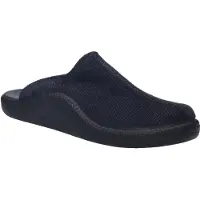 Josef seibel Monaco 220 Clogs Weiches Cordmaterial, warm gefüttert, Rutschfeste Sohle für sicheren Halt, Einfaches Anziehen ohne Verschluss dunkelblau 39 EU