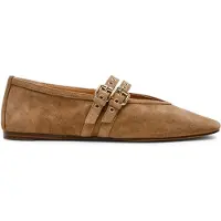 Steve madden Lydia Flat Shoes Taupe Suede Größe: 40 | Ballerinas Outlet | Damen | Schwarz
