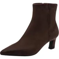Tamaris Damen Stiefelette Blockabsatz Reißverschluss unifarben Vegan 1-25383-47, Größe:40 EU, Farbe:Braun