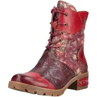 LAURA VITA Stiefelette Stiefelette Leder/Textil