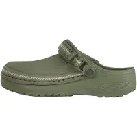 Crocs Classic Crafted Vegan Suede Stitch Holzschuhe