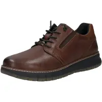 Salamander Herren Halbschuhe Braun Glattleder Größe: 43