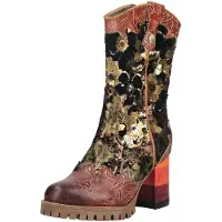 LAURA VITA Stiefel Stiefel Leder/Textil