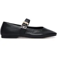 Tommy Hilfiger Ballerinas Buckle Leather Ballerina FW0FW09684 Schwarz 37