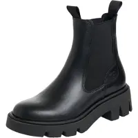 Tamaris Damen Elegante Stiefelette Chelsea 1-25422-47 Schwarz