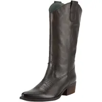 Felmini Stiefel im Western-Stil aus Leder mit detailreichen, traditionellen Stickereien, Modell West D967
