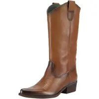 Felmini Stiefel im Western-Stil aus Leder mit detailreichen, traditionellen Stickereien, Modell West D967