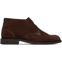 Tommy Hilfiger Schnürschuhe Corporate Dressy Suede Lace Boot FM0FM05951 Braun 42