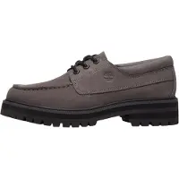 Timberland für Herren. TB0A42KGEJV1 Graue Lederschuhe von Britton Drive (43), Wohnung, Schnürsenkel, Lässig