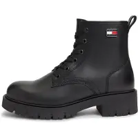Tommy Hilfiger Schnürstiefeletten Tjw Cleated Lace Up Boots EN0EN03104 Schwarz 23