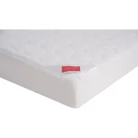 Hefel Pure Baumwolle Spannunterbett Matratzenauflage 100% Baumwolle Wabensteppung 450 g/m² weiß200 x 200 cm