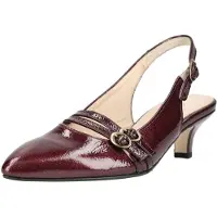 Gabor Leder Pumps, spitz, mit verstellbarem Slingback und Schnallendetails
