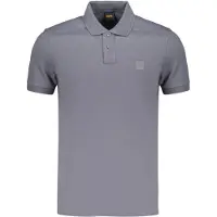 BOSS Herren-Poloshirt mit kurzen Ärmeln, blau