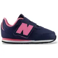 New Balance Unisex für Kinder. I323V1_KL Sneaker 323 Bungee Lace Hook & Loop Marineblau (26), Wohnung, Klettverschluss, Lässig, Kinderbeklei