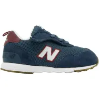 New Balance Unisex für Kinder. I515V1_KL Sneaker 515 Hook & Loop Marineblau (21), Wohnung, Wildleder, Schnürsenkel, Lässig, Kinderbekleidung