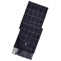 Ralph Lauren für Herren. 449863392002 Schal aus karierter Wolle "Cristalera" in Marineblau (OSFA), Lässig, Klassisch