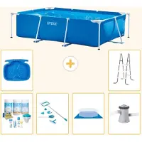 Intex Rechteckiger Frame Pool - 260x160x65 cm - 7-teilig S20832