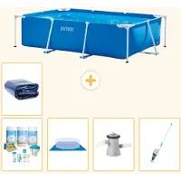 Intex Rechteckiger Frame Pool - 260x160x65 cm - 6-teilig S20037