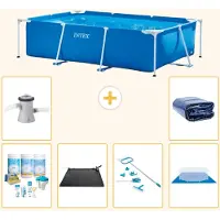 Intex Rechteckiger Frame Pool - 260x160x65 cm - 7-teilig S20032