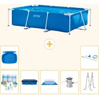 Intex Rechteckiger Frame Pool - 260x160x65 cm - 8-teilig S21118