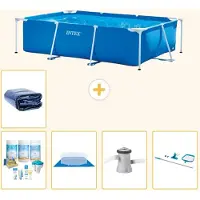 Intex Rechteckiger Frame Pool - 260x160x65 cm - 6-teilig S20035