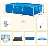 Intex Rechteckiger Frame Pool - 260x160x65 cm - 7-teilig S21112