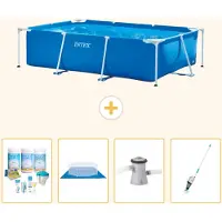 Intex Rechteckiger Frame Pool - 260x160x65 cm - 5-teilig S20829