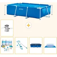 Intex Rechteckiger Frame Pool - 260x160x65 cm - 6-teilig S20026