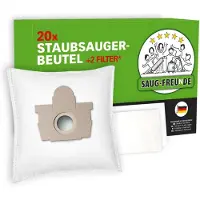 SAUG-FREUnDE | 20 Staubsaugerbeutel geeignet für ROWENTA, MOULINEX | RO 7
