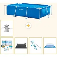 Intex Rechteckiger Frame Pool - 260x160x65 cm - 6-teilig S20824
