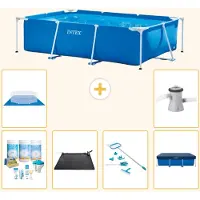 Intex Rechteckiger Frame Pool - 260x160x65 cm - 7-teilig S20022