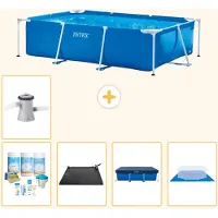 Intex Rechteckiger Frame Pool - 260x160x65 cm - 6-teilig S20024