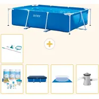 Intex Rechteckiger Frame Pool - 260x160x65 cm - 6-teilig S21114