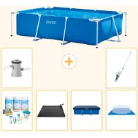 Intex Rechteckiger Frame Pool - 260x160x65 cm - 7-teilig S20023