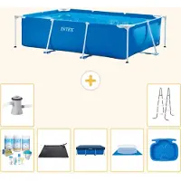 Intex Rechteckiger Frame Pool - 260x160x65 cm - 8-teilig S20028