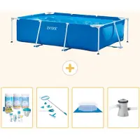 Intex Rechteckiger Frame Pool - 260x160x65 cm - 5-teilig S20828