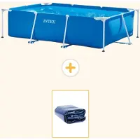 Intex Rechteckiger Frame Pool - 260x160x65 cm - 2-teilig S21249