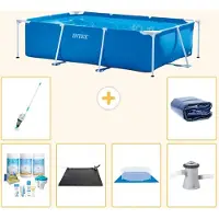 Intex Rechteckiger Frame Pool - 260x160x65 cm - 7-teilig S20033