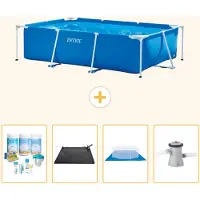 Intex Rechteckiger Frame Pool - 260x160x65 cm - 5-teilig S20826